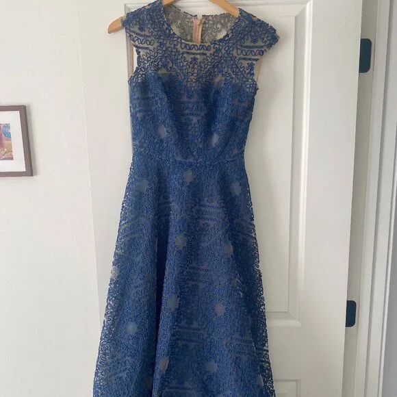 Anthropologie Dresses Bhldn X Anthropologie Sara Emanuel Blue